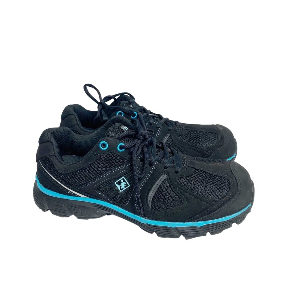 Terra Pacer 2.0 Composite Toe Work Shoes Women's 9.5 Black Blue